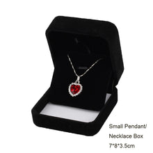 Load image into Gallery viewer, Black Velvet Full Range Jewelry Box Ring Earrings Holder Bracelet Box Pendant Necklace Organizer Jewelry Storage Box Gift Box
