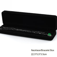 Load image into Gallery viewer, Black Velvet Full Range Jewelry Box Ring Earrings Holder Bracelet Box Pendant Necklace Organizer Jewelry Storage Box Gift Box
