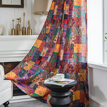 Load image into Gallery viewer, Bohemian Retro Curtain Ethnic Style Cotton Linen Thin Window Decorative Boho Printing Curtain Bedroom Finished Curtains
