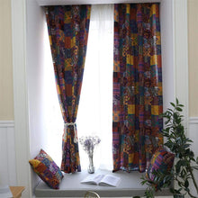 Load image into Gallery viewer, Bohemian Retro Curtain Ethnic Style Cotton Linen Thin Window Decorative Boho Printing Curtain Bedroom Finished Curtains
