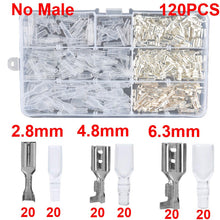 Load image into Gallery viewer, Box Insulated Male Female Wire Connector 2.8/4.8/6.3mm Electrical Crimp Terminals Termin Spade Connectors Assorted Kit
