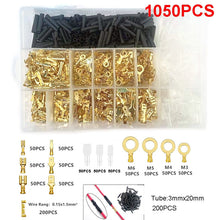 Load image into Gallery viewer, Box Insulated Male Female Wire Connector 2.8/4.8/6.3mm Electrical Crimp Terminals Termin Spade Connectors Assorted Kit
