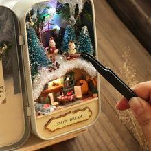 Load image into Gallery viewer, Box Theater DollHouses Wooden Doll House Miniature Home Nostalgic Theme DollHouse Furniture Accessories Toys For Kids

