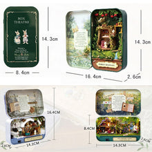 Load image into Gallery viewer, Box Theater DollHouses Wooden Doll House Miniature Home Nostalgic Theme DollHouse Furniture Accessories Toys For Kids
