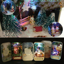 Load image into Gallery viewer, Box Theater DollHouses Wooden Doll House Miniature Home Nostalgic Theme DollHouse Furniture Accessories Toys For Kids
