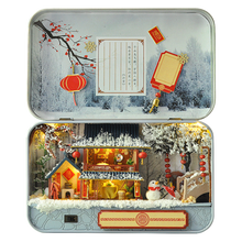 Load image into Gallery viewer, Box Theater Mini Doll House Prefabricated Miniature Diy Dollhouse Kit Furniture Case Toys For Children Birthday Gifts

