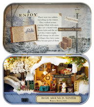 Load image into Gallery viewer, Box Theater Mini Doll House Prefabricated Miniature Diy Dollhouse Kit Furniture Case Toys For Children Birthday Gifts
