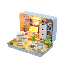 Load image into Gallery viewer, Box Theater Mini Doll House Prefabricated Miniature Diy Dollhouse Kit Furniture Case Toys For Children Birthday Gifts
