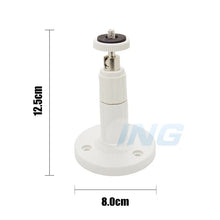 Load image into Gallery viewer, White Plastic Wall Mount Bracket Stand Installation Holder for CCTV Security Camera
