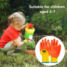 Load image into Gallery viewer, Breathable Children Gardening Gloves Durable Waterproof Toddlers Oil Resistant Non-slip Anti-stab Handwork Protective Gloves
