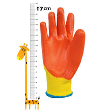 Load image into Gallery viewer, Breathable Children Gardening Gloves Durable Waterproof Toddlers Oil Resistant Non-slip Anti-stab Handwork Protective Gloves
