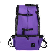 Load image into Gallery viewer, Breathable Large Dog Outdoor Travel Adjustable Backpack For Hiking Cycling Reflective Bag Dogs French Bulldog Pug Carrying Bags
