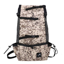 Load image into Gallery viewer, Breathable Large Dog Outdoor Travel Adjustable Backpack For Hiking Cycling Reflective Bag Dogs French Bulldog Pug Carrying Bags
