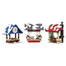 Load image into Gallery viewer, BuildMOC The Medieval Architecture Winter Chapel Building Blocks Christmas Church House Bricks Toys For Children Birthday Gifts
