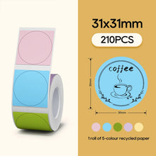 Load image into Gallery viewer, Niimbot B21 B3S B1 B203 Sticker Thermal Label Paper 1-5 Roll Adhesive Mini Bluetooth Printer Price Tag Labels
