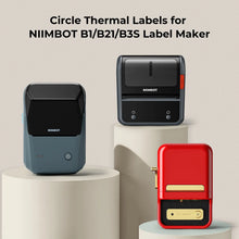 Load image into Gallery viewer, Niimbot B21 B3S B1 B203 Sticker Thermal Label Paper 1-5 Roll Adhesive Mini Bluetooth Printer Price Tag Labels
