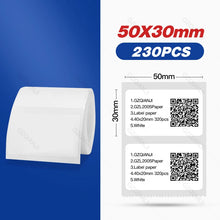 Load image into Gallery viewer, Niimbot B21 B3S B1 B203 Sticker Thermal Label Paper 1-5 Roll Adhesive Mini Bluetooth Printer Price Tag Labels
