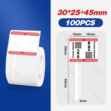 Load image into Gallery viewer, Niimbot B21 B3S B1 B203 Sticker Thermal Label Paper 1-5 Roll Adhesive Mini Bluetooth Printer Price Tag Labels
