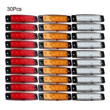 Load image into Gallery viewer, CARCTR 10/30Pcs Truck Trailer Side Marker Indicators light Car Signal Brake Rear Warning Tail Light LED 12/24V truck accessories
