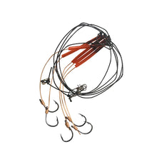 Load image into Gallery viewer, Fishhook Fishhooks Fishing Hook Jig Hooks Head Owner Fishing Hook Offset Double Carp Fishing Hook String Hook Set with 5 Small Hooks
