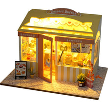 Load image into Gallery viewer, CUTEBEE  DIY Dollhouse Wooden Miniature Doll House With Furniture Toys For Children Christmas Gift
