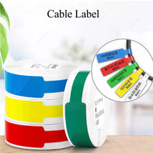Load image into Gallery viewer, Cable Label Thermal Cable Paper for Niimbot D11 D110 D101 Waterproof Anti-Oil Tear-Resistant  Scratch-Resistant Label Paper
