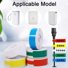 Load image into Gallery viewer, Cable Label Thermal Cable Paper for Niimbot D11 D110 D101 Waterproof Anti-Oil Tear-Resistant  Scratch-Resistant Label Paper
