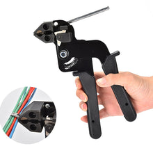 Load image into Gallery viewer, Cable Ties Plier Fastening Strap Cutting Tool Cutter Tension Automatic Zip Gun 304 Stainless Steel Locking Tie Hand Wrap Tool
