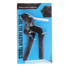 Load image into Gallery viewer, Cable Ties Plier Fastening Strap Cutting Tool Cutter Tension Automatic Zip Gun 304 Stainless Steel Locking Tie Hand Wrap Tool
