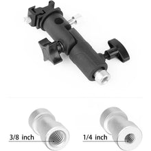 Load image into Gallery viewer, Camera Flash Speedlite Mount, Swivel Stand Light Bracket,Umbrella Bracket Shoe Holder for Canon/Nikon/Pentax/Olympus/Nissin/Metz

