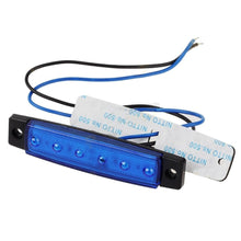 Load image into Gallery viewer, Car External Lights LED 12V/24V 6 SMD LED Auto Car Bus Truck Lorry Side Marker Indicator Light Low Trailer Rear Warning Lamp

