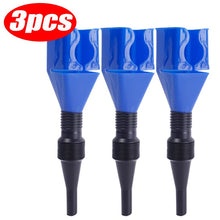 Load image into Gallery viewer, Car Foldable Refueling Funnel Gasoline Refueling Splash-proof Plastic Funnel Car and Motorcycle Refueling Tool Auto Accessories
