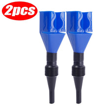 Load image into Gallery viewer, Car Foldable Refueling Funnel Gasoline Refueling Splash-proof Plastic Funnel Car and Motorcycle Refueling Tool Auto Accessories
