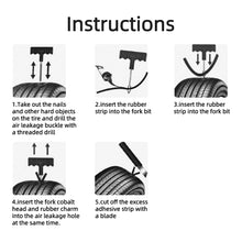 Load image into Gallery viewer, Car Tire Repair Kit Tubeless Tyre Puncture Repair Kit Studding Tool Set Bike Tire Replacement Tool Motorcycle Tire Repair Tool
