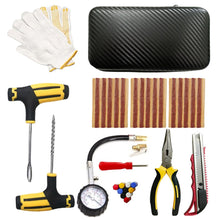 Load image into Gallery viewer, Car Tire Repair Kit Tubeless Tyre Puncture Repair Kit Studding Tool Set Bike Tire Replacement Tool Motorcycle Tire Repair Tool
