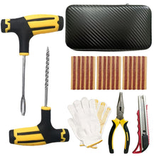 Load image into Gallery viewer, Car Tire Repair Kit Tubeless Tyre Puncture Repair Kit Studding Tool Set Bike Tire Replacement Tool Motorcycle Tire Repair Tool
