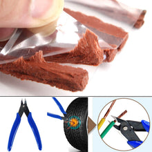 Load image into Gallery viewer, Car Tire Repair Tool Kit Studding Set Auto Bike Puncture Plug Garage Needle Nose Pliers Vacuum Film Nail Screws W/ Storage Case
