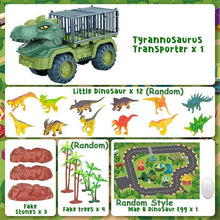 Load image into Gallery viewer, Car Toy Dinosaurs Transport Car Dinosaur Carrier Truck Toy Indominus Rex Jurassic World Dinosaurs Toys Christmas Gifts for Kids
