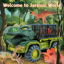 Load image into Gallery viewer, Car Toy Dinosaurs Transport Car Dinosaur Carrier Truck Toy Indominus Rex Jurassic World Dinosaurs Toys Christmas Gifts for Kids
