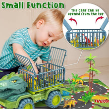 Load image into Gallery viewer, Car Toy Dinosaurs Transport Car Dinosaur Carrier Truck Toy Indominus Rex Jurassic World Dinosaurs Toys Christmas Gifts for Kids
