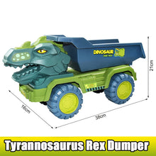 Load image into Gallery viewer, Car Toy Dinosaurs Transport Car Dinosaur Carrier Truck Toy Indominus Rex Jurassic World Dinosaurs Toys Christmas Gifts for Kids
