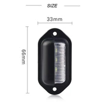 Load image into Gallery viewer, Car Truck License Plate Lights 6 LED Universal License Taillight for Auto Trailer Motorcycle Van Boat Side Lamp 500LM Accessorie
