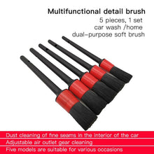 Load image into Gallery viewer, Car Wash Brush Detail Small Automotive Interior Cleaning Tools Air Conditioner Air Outlet Cleaning Brush
