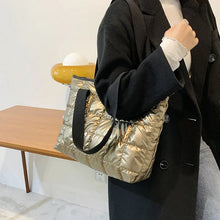 Load image into Gallery viewer, Casual Large Capacity Shoulder Bags For Women Space Cotton Handbag Totes Fashion Winter Daily Use Bag bolsa feminina
