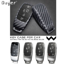 Load image into Gallery viewer, Ceyes Car Styling Auto Protection Key Shell Fob Holder Cover Case For Mercedes Benz Class E200 E260 E300 W213 2018 S Accessories
