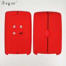 Load image into Gallery viewer, Ceyes Silicone Car Key Cover For Renault Megane 3 4 Kadjar Captur Koleos Espace Clio Scenic 4 Arkana Smart Remote Protect Case
