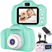 Load image into Gallery viewer, Children Kids Camera Mini Educational Toys For Children Baby Gifts Birthday Gift Digital Camera 1080P Projection Video Camera
