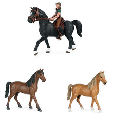 Load image into Gallery viewer, Children's Cognition Simulation Animal Farm Large Horse Model Horse Steed Stallion Maxima Decorative Ornaments Toys
