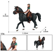 Load image into Gallery viewer, Children's Cognition Simulation Animal Farm Large Horse Model Horse Steed Stallion Maxima Decorative Ornaments Toys
