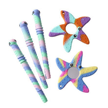 Load image into Gallery viewer, Children's fruit teether silicone cactus chew stick baby teeth chew stick decompression toy autism relief
